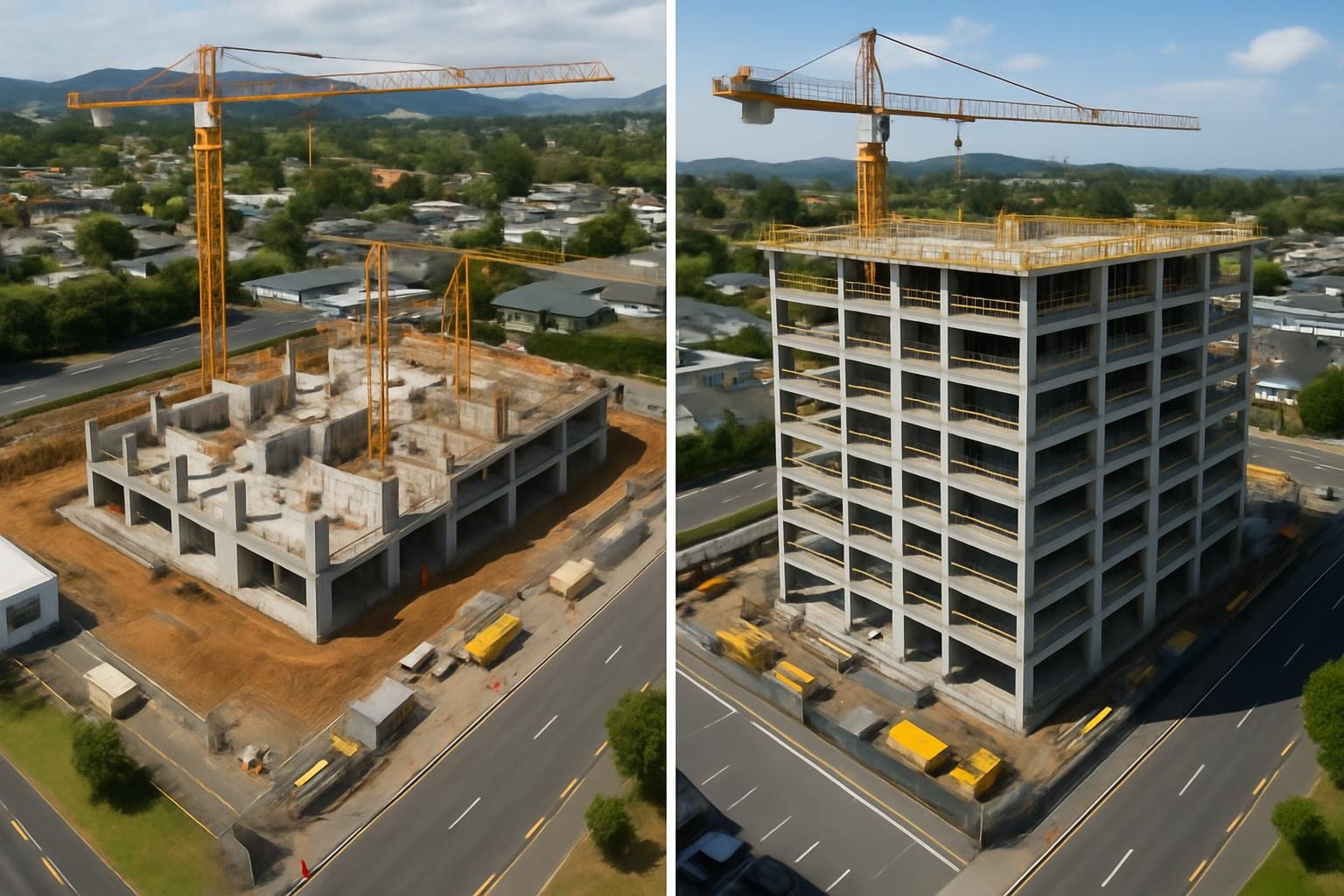 construction_progress_comparison Kaikoura New Zealand drone aerial map