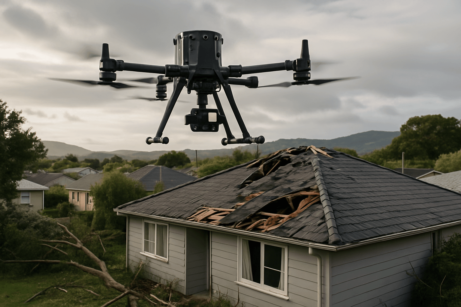 New Zealand drone aerial photography construction civil